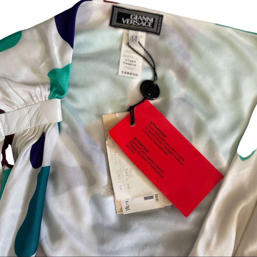 Versace Vintage Abstract Dress